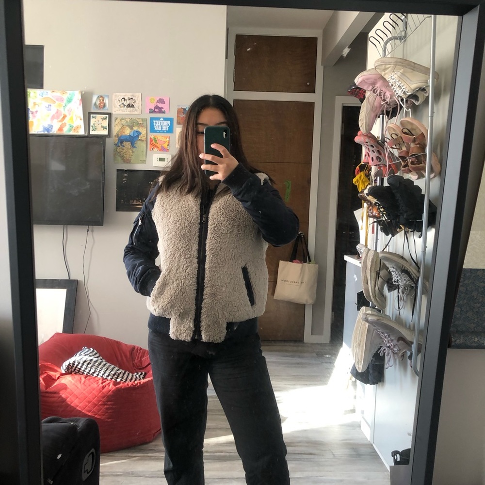 Levi's fleece bomber jacket